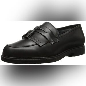 Propet Dixon walking shoes wide black leather tassel loafers men’s size 12 X(3E)